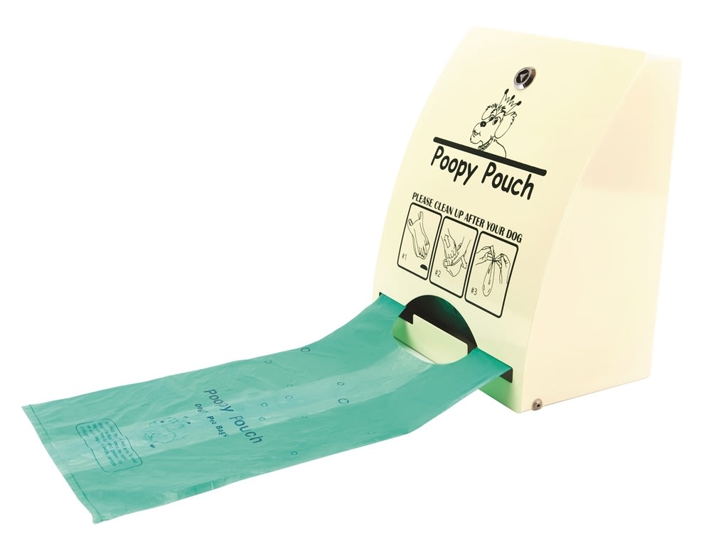 GuestSupply US | Poopy Pouch Express Dispenser, Beige